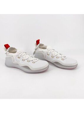 Christian Louboutin Arpoador White Drawstring Sneakers Size 39 US 9 Women 6958